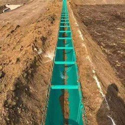 ガラス繊維製灌漑用水路