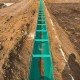 ガラス繊維製灌漑用水路
